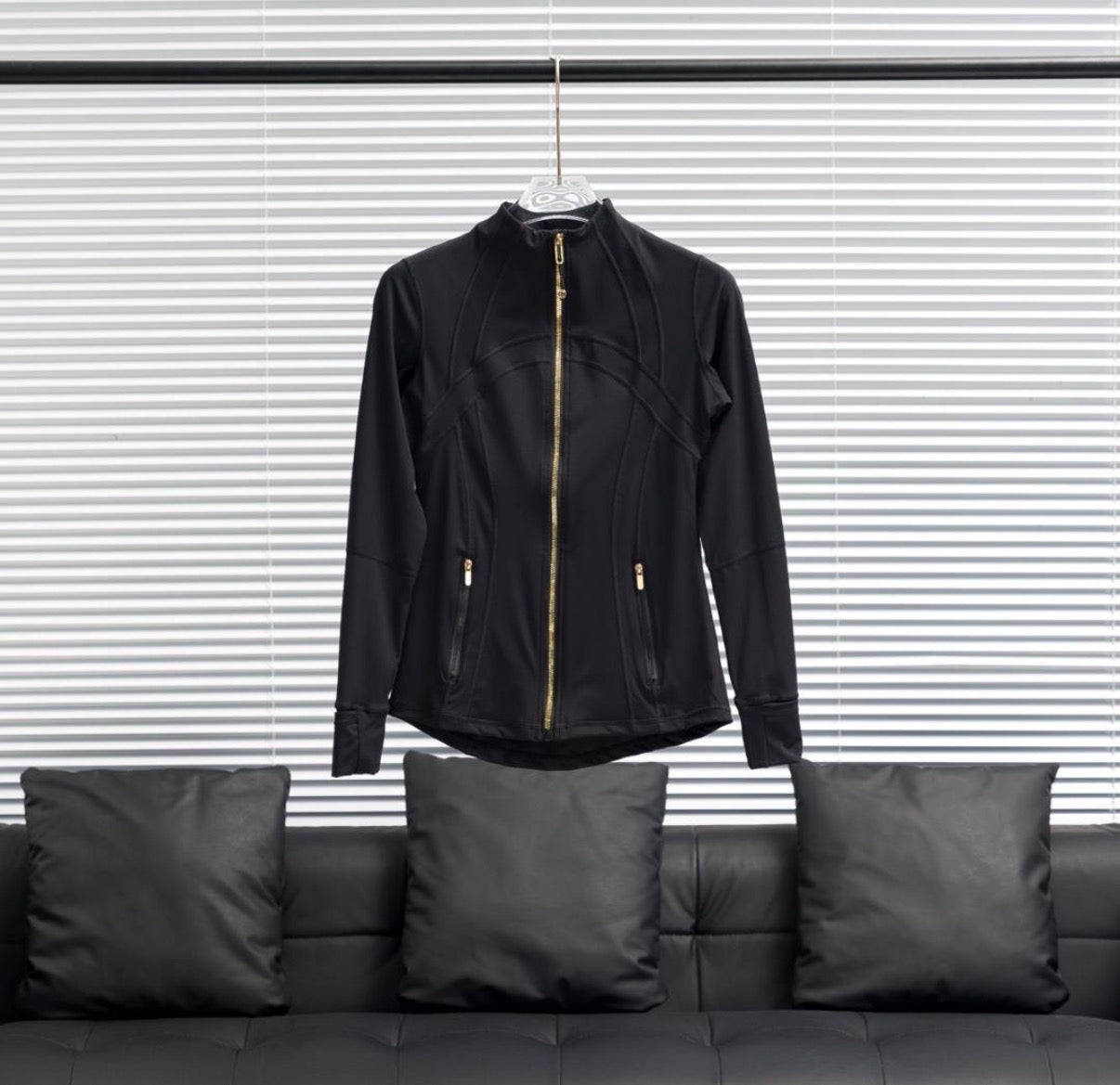 gold zip lululemon jacket