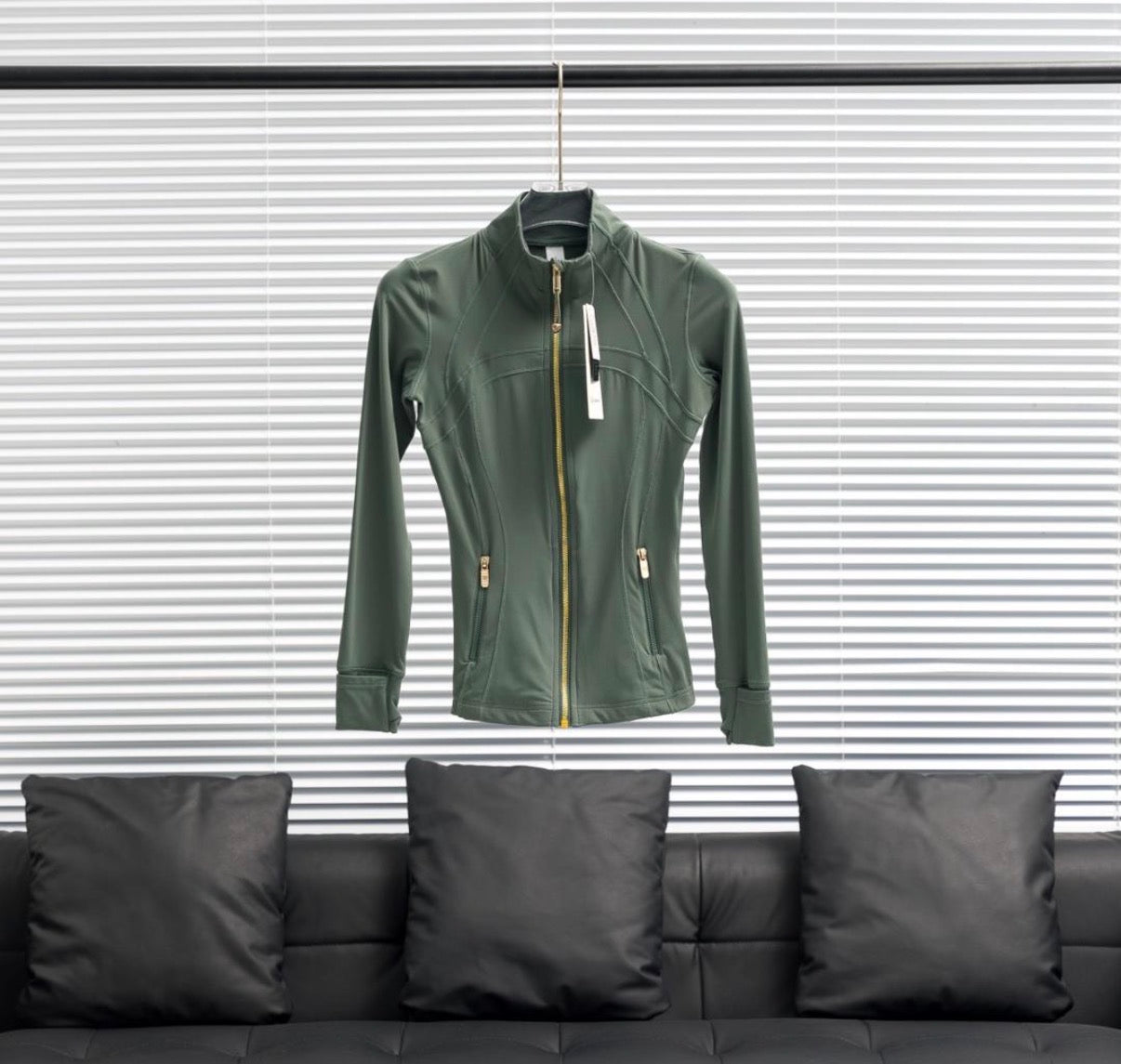 gold zip lululemon jacket